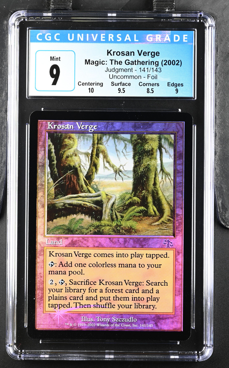 KROSAN VERGE Judgment Foil U CGC 9 #3987358080