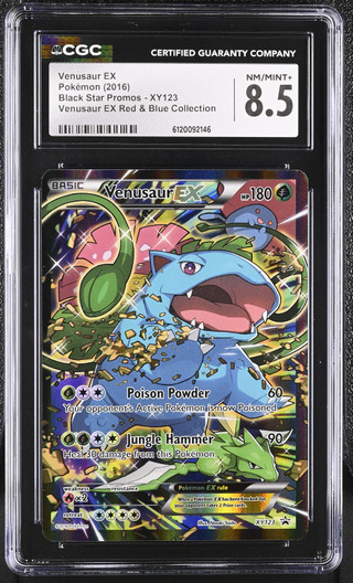 VENUSAUR EX Black Star Promos Holo CGC 8.5