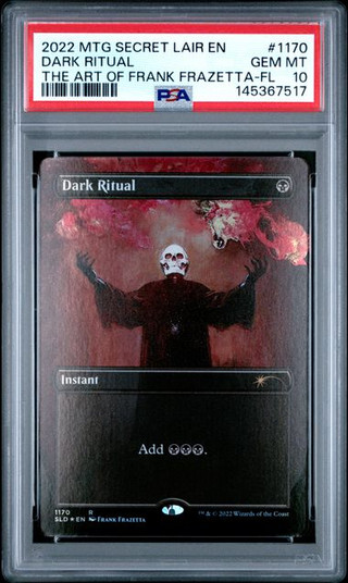 DARK RITUAL SLD: The Art of Frank Frazetta Foil PSA 10