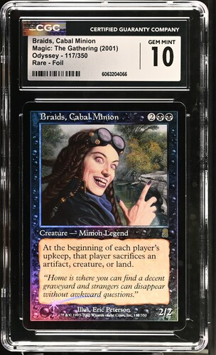 BRAIDS, CABAL MINION Odyssey Foil CGC 10