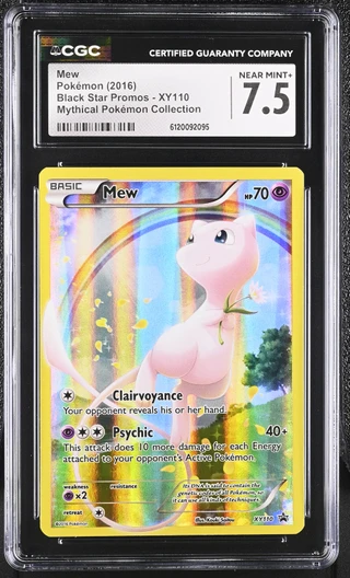 MEW Black Star Promos Holo CGC 7.5
