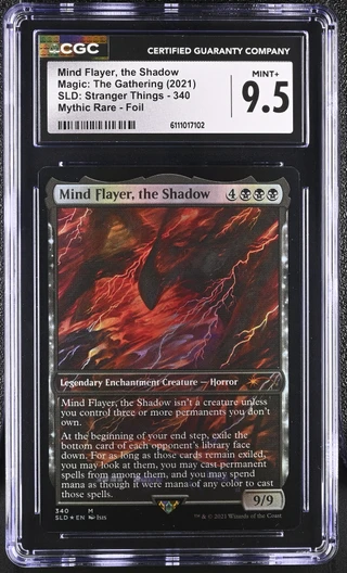 MIND FLAYER, THE SHADOW SLD: Stranger Things Foil CGC 9.5