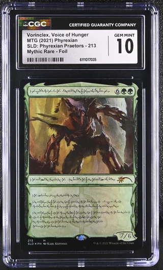 VORINCLEX, VOICE OF HUNGER Phyrexian SLD: Phyrexian Praetors: Compleat Edition Foil CGC 10