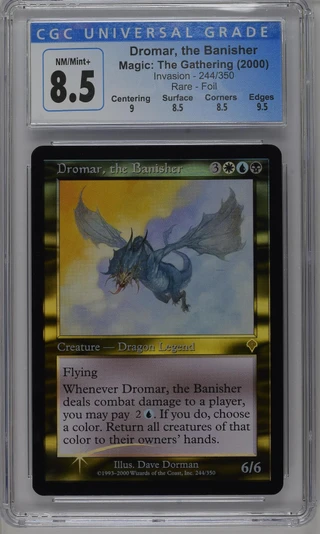 DROMAR, THE BANISHER Invasion Foil CGC 8.5 Q++
