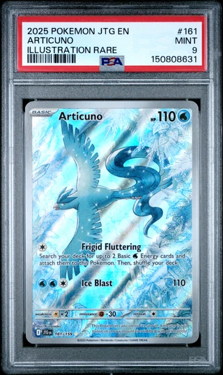 ARTICUNO Journey Together Illustration Rare #161 PSA 9
