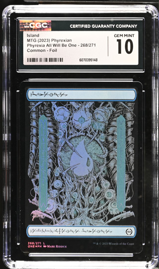ISLAND Phyrexian Phyrexia: All Will Be One Foil CGC 10