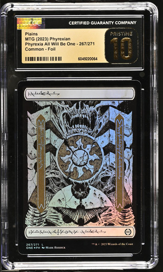 PLAINS Phyrexian Phyrexia: All Will Be One Foil CGC 10