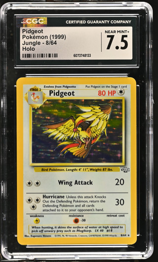 PIDGEOT Jungle Holo #8 CGC 7.5