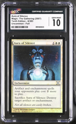 AURA OF SILENCE 10th Edition Foil CGC 10