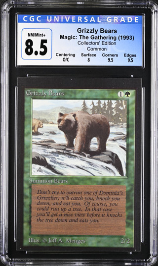 GRIZZLY BEARS Collectors Ed CGC 8.5