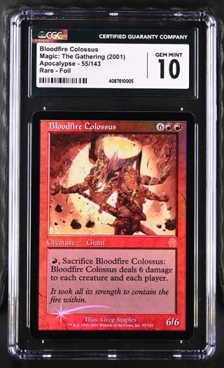 BLOODFIRE COLOSSUS Apocalypse Foil CGC 10