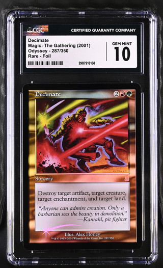 DECIMATE Odyssey Foil CGC 10