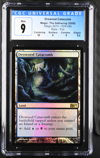 DROWNED CATACOMB 2010 Core Set Foil CGC 9 Q++