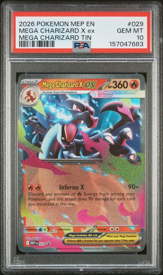 MEGA CHARIZARD X EX Black Star Promo #029 PSA 10