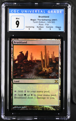 BRUSHLAND 10th Edition Foil CGC 9 Q++