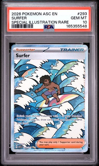 SURFER Ascended Heroes Special Illustration Rare #293 PSA 10
