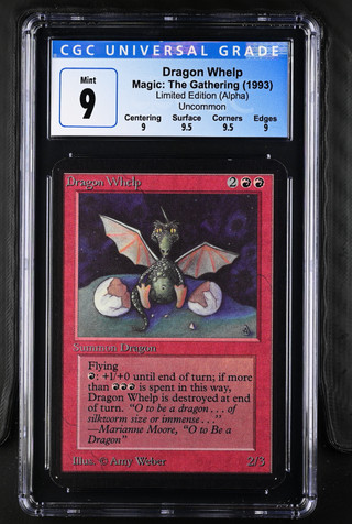 DRAGON WHELP Alpha CGC 9 Q++