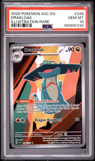 DRAKLOAK Ascended Heroes Illustration Rare #248 PSA 10