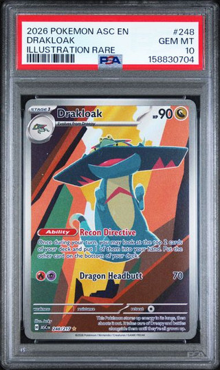 DRAKLOAK Ascended Heroes Illustration Rare #248 PSA 10