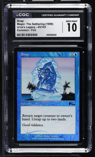 SNAP Urza's Legacy Foil CGC 10