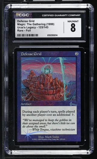 DEFENSE GRID Urza's Legacy Foil CGC 8