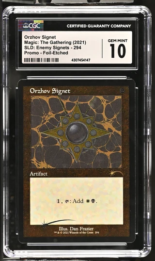 ORZHOV SIGNET SLD: Dan Frazier is Back: The Allied Signets Foil Etched CGC 10