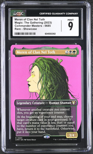 MEREN OF CLAN NEL TOTH Commander Masters Borderless CGC 9
