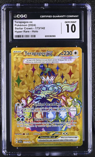 TERAPAGOS EX Stellar Crown Hyper Rare CGC 10