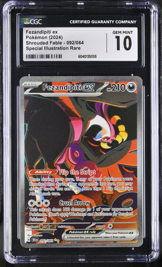 FEZANDIPITI EX Shrouded Fable Special Illustration Rare CGC 10