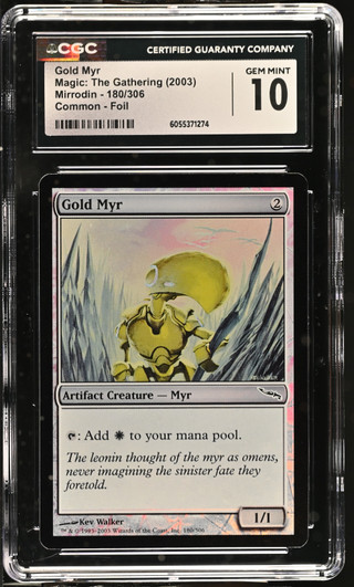 GOLD MYR Mirrodin Foil CGC 10
