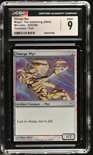 OMEGA MYR Mirrodin Foil CGC 9