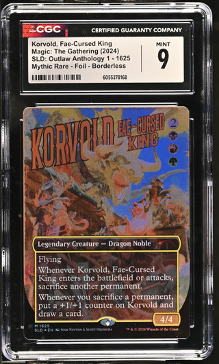 KORVOLD, FAE-CURSED KING SLD: Outlaw Anthology Foil CGC 9