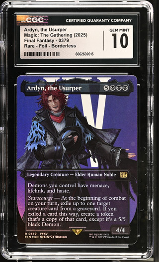 ARDYN, THE USURPER Final Fantasy Borderless Foil CGC 10