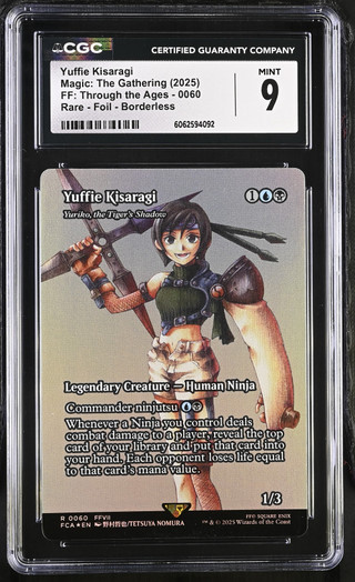 YURIKO, THE TIGER'S SHADOW Final Fantasy Through the Ages Yuffie Kisaragi Foil CGC 9