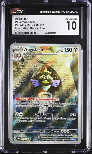 AEGISLASH Paradox Rift Illustration Rare CGC 10