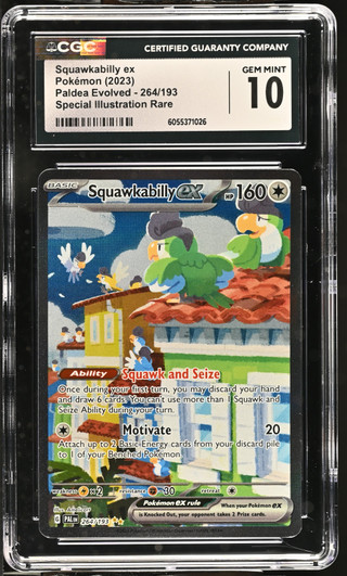 SQUAWKABILLY EX Paldea Evolved holofoil CGC 10