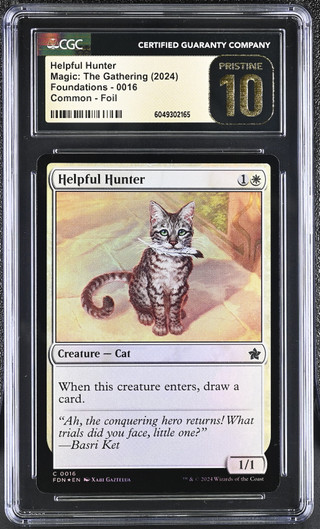 HELPFUL HUNTER Foundations Foil CGC 10