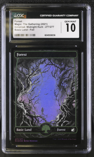 FOREST Innistrad: Midnight Hunt Foil CGC 10