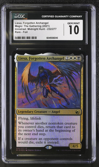 LIESA, FORGOTTEN ARCHANGEL Innistrad: Midnight Hunt Foil CGC 10