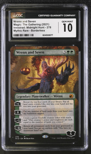 WRENN AND SEVEN Innistrad: Midnight Hunt Borderless CGC 10