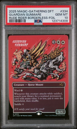 GUARDIAN SUNMARE Aetherdrift Borderless Foil PSA 10