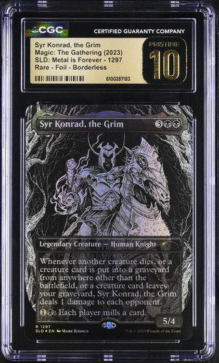 SYR KONRAD, THE GRIM SLD: Death Is Temporary, Metal Is Forever Foil CGC 10