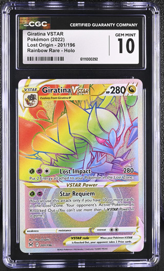 GIRATINA VSTAR Lost Origin Holo CGC 10