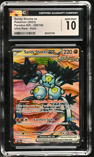 SANDY SHOCKS EX Paradox Rift Holo CGC 10