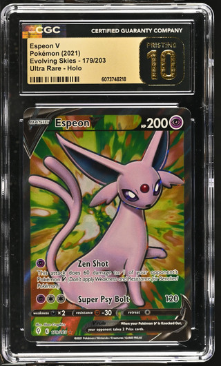 ESPEON V Evolving Skies Holo CGC 10