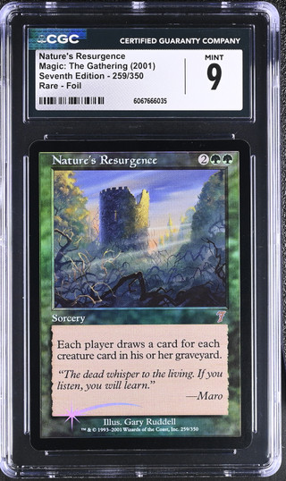 NATURE'S RESURGENCE 7th Edition Foil CGC 9