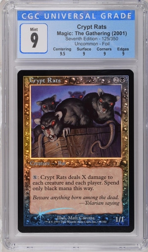CRYPT RATS 7th Edition Foil CGC 9 Q+