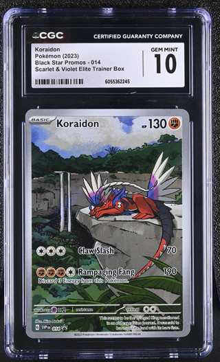 KORAIDON Scarlet & Violet Black Star Promos holofoil CGC 10