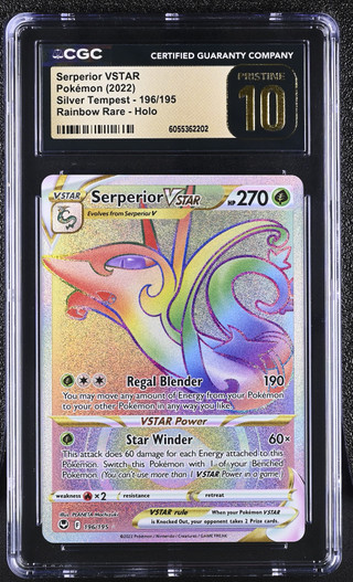 SERPERIOR VSTAR Silver Tempest Holo CGC 10
