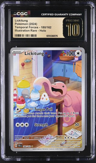 LICKITUNG Temporal Forces holofoil CGC 10